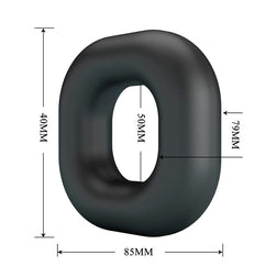 CRAZY BULL WALDEN SUPER-SOFT SILICONE COCK RING BLACK