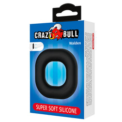 CRAZY BULL WALDEN SUPER-SOFT SILICONE COCK RING BLACK