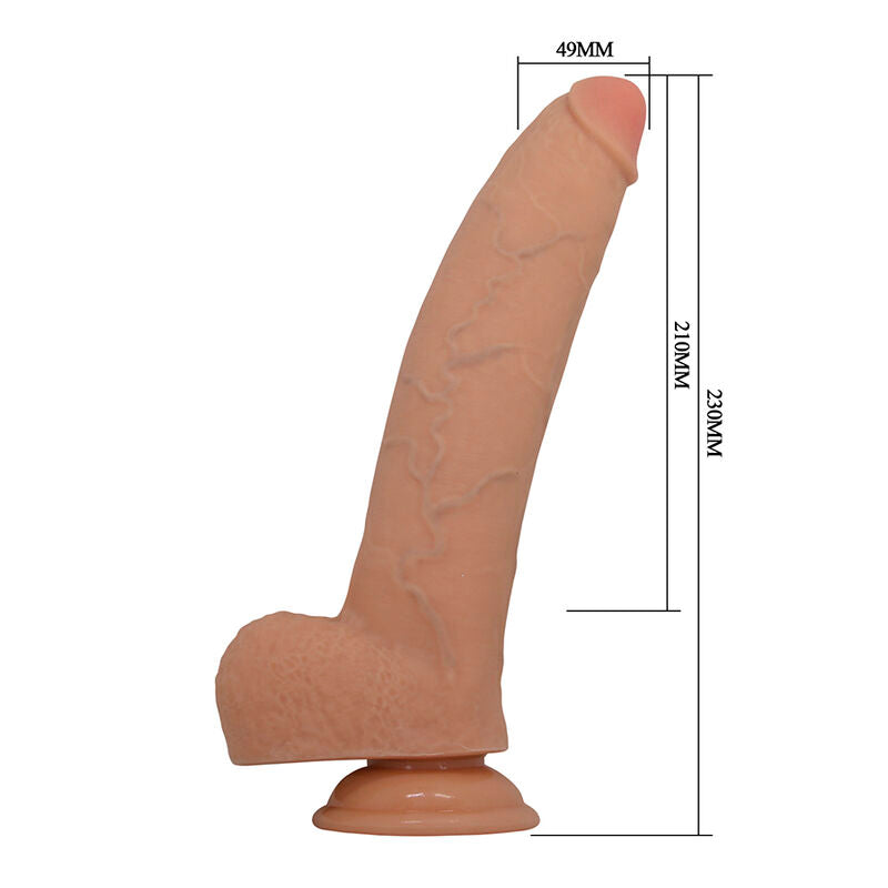 Dimensions de Fabian : 23 cm au total, 21 cm utilisables et 4,9 cm de diamètre