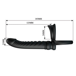 PRETTY LOVE VIBRATEUR ANAL MERRITT AVEC ANNEAU ET VIBRATION NOIR