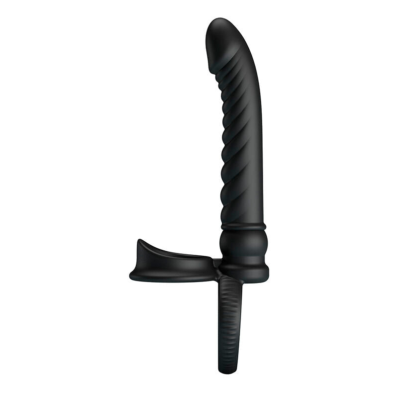 PRETTY LOVE VIBRATEUR ANAL MERRITT AVEC ANNEAU ET VIBRATION NOIR