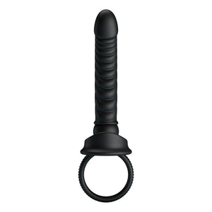 PRETTY LOVE VIBRATEUR ANAL MERRITT AVEC ANNEAU ET VIBRATION NOIR