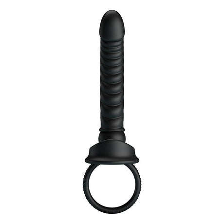 PRETTY LOVE VIBRATEUR ANAL MERRITT AVEC ANNEAU ET VIBRATION NOIR