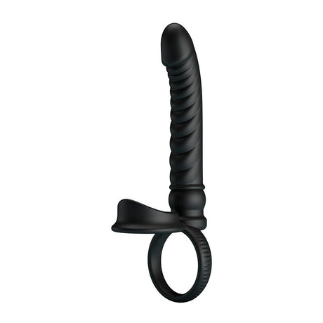 PRETTY LOVE VIBRATEUR ANAL MERRITT AVEC ANNEAU ET VIBRATION NOIR