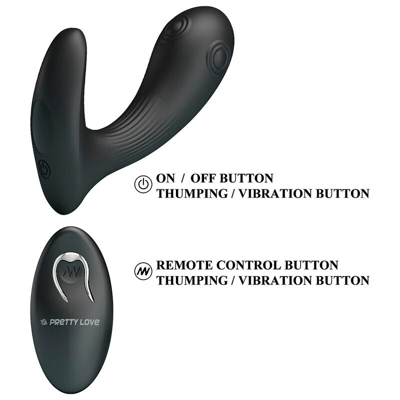 PRETTY LOVE VIBRATEUR DE PROSTATE MIRABELLE AVEC TELECOMMANDE