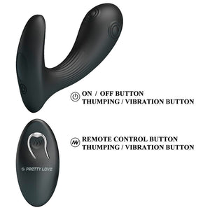 PRETTY LOVE VIBRATEUR DE PROSTATE MIRABELLE AVEC TELECOMMANDE