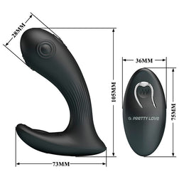 PRETTY LOVE MIRABELLE PROSTATE MASSAGER WITH REMOTE CONTROL