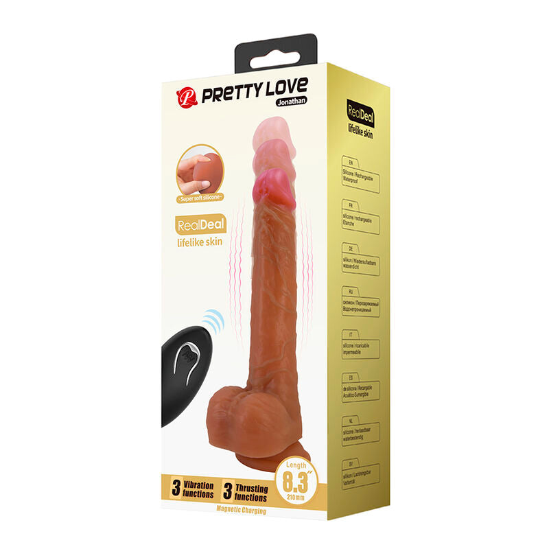Boîte Pretty Love du gode va-et-vient Jonathan