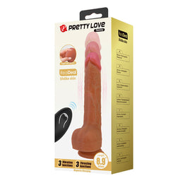 Boîte Pretty Love Tommy indiquant 3 fonctions vibrantes et 3 modes de va-et-vient