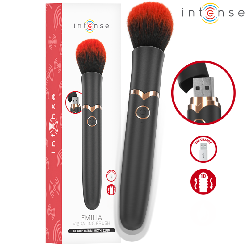INTENSE BROSSE VIBRANTE EMILIA 10 VIBRATIONS 16 CM