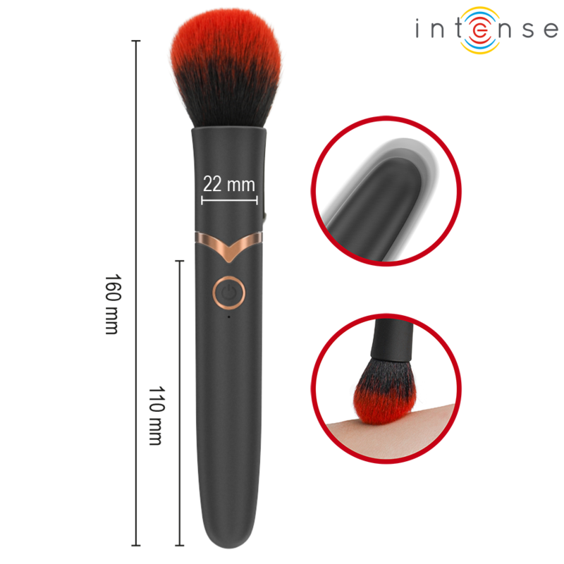 INTENSE BROSSE VIBRANTE EMILIA 10 VIBRATIONS 16 CM