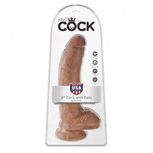 KING COCK GODEMICHET REALISTE AVEC TESTICULES 228 CM