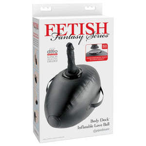 FETISH FANTASY SERIES BODY DOCK BOULE GONFLABLE AVEC GODEMICHET NOIR 419 CM