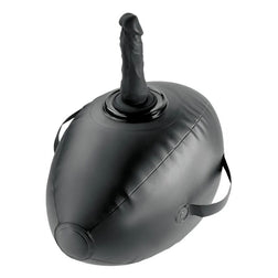 Gode réaliste modèle Body Dock en PVC noir pour le plaisir intime.