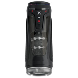 PDX ELITE MOTO BATOR PRO MASTURBATEUR A POUSSE AUTOMATIQUE VIBRANT ET CHAUFFANT 265 CM