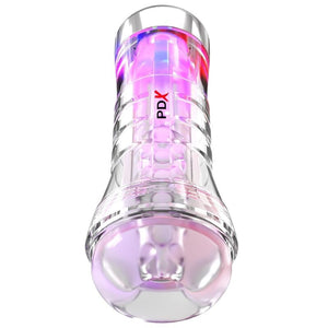 PDX ELITE VIEWTUBE XXL LED TRANSPARENT STROKER 273 CM