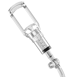 PDX Elite Viewtube VAC XXL transparent masturbator with suction pump 27.3 cm