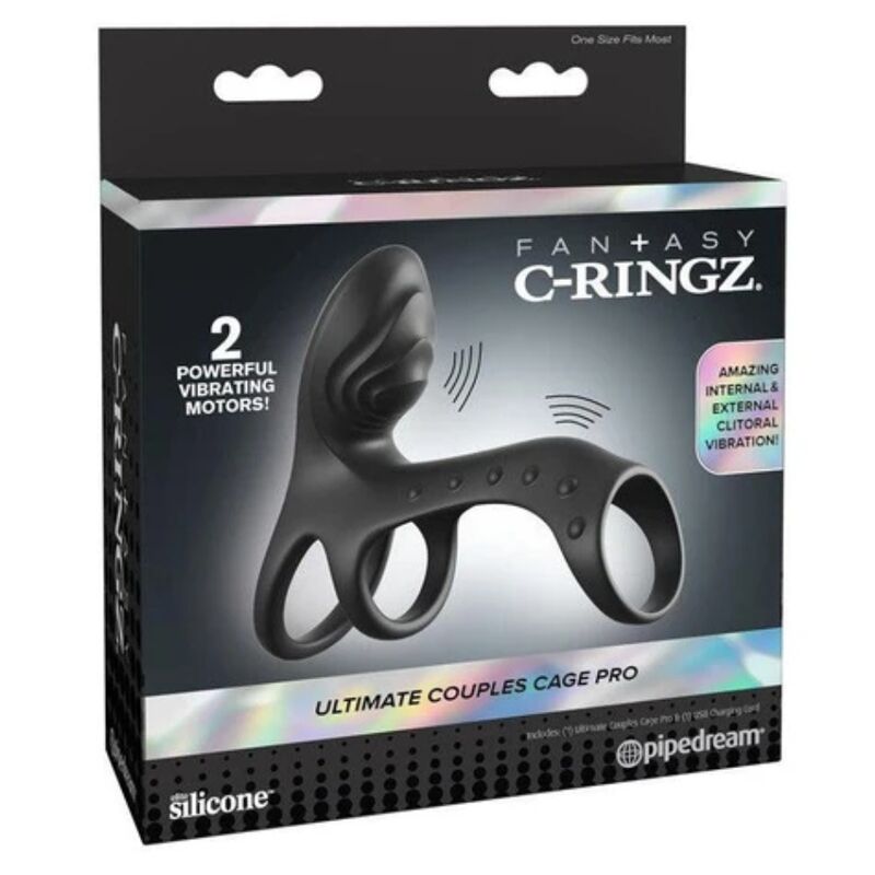 FANTASY C RINGZ ANNEAU PENIS VIBRANT ULTIMATE COUPLES CAGE PRO 195 CM