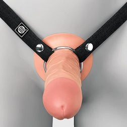 Gode réaliste Hollow Strap-On 12,7 cm - vue arrière produit