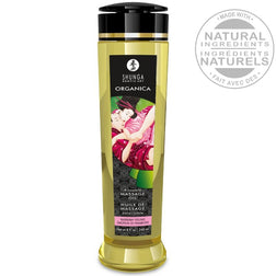 SHUNGA ORGANIC RASPBERRY MASSAGE OIL 240 ML
