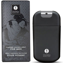 Spray retardant naturel Shunga Pleasure Control pour homme 20 ml