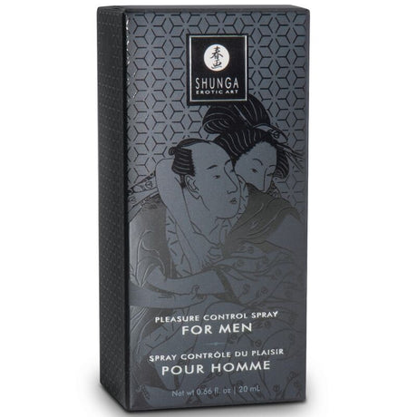 Spray retardant naturel Shunga Pleasure Control pour homme 20 ml