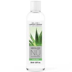 Bottle of Nuru aloe vera massage gel, 150 ml