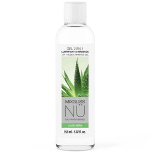 MIXGLISS GEL LUBRIFIANT ET DE MASSAGE 2 EN 1 A BASE D EAU NURU A L ALOE VERA 150 ML