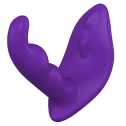 SHEEO vibrating rotating anal stimulator with remote control, purple