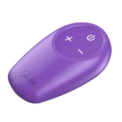SHEEO vibrating rotating anal stimulator with remote control, purple