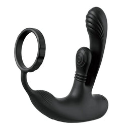 Anal Fantasy Elite Collection Ass Gasm IntiMotion vibrator in black Silicone, 15.2 cm, for intimate pleasure...