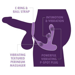 ANAL FANTASY ELITE RECHARGEABLE ANAL AND PERINEAL STIMULATOR ASS GASM INTIMOTION