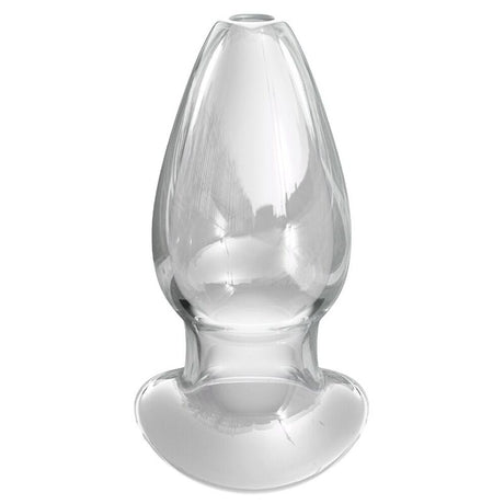 Plug anal de la marque Anal Fantasy Elite Collection modèle Mega Anal Gaper en Verre transparent pour le plaisir intime.