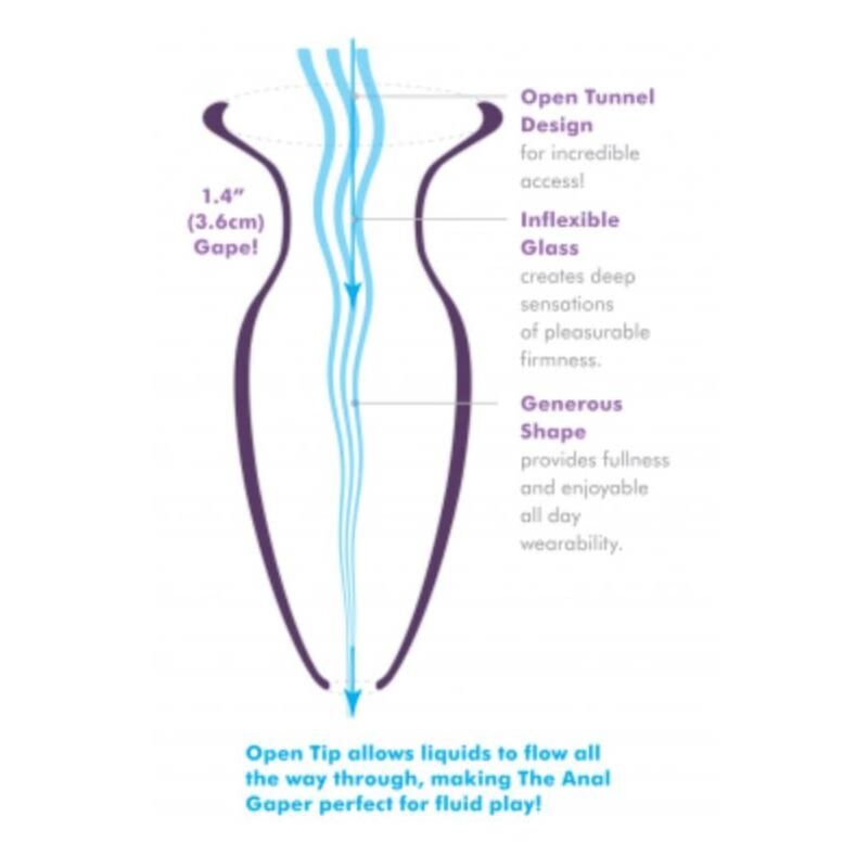 ANAL FANTASY ELITE MEGA ANAL GAPER PLUG ANAL TRANSPARENT
