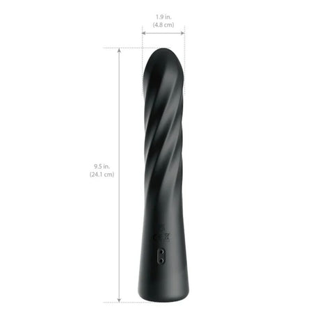 Vibrateur Twist Ecstasy 24 cm - gros plan produit