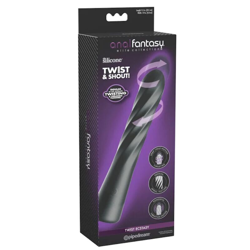 ANAL FANTASY ELITE TWIST ECSTASY STIMULATEUR ANAL ROTATIF RECHARGEABLE