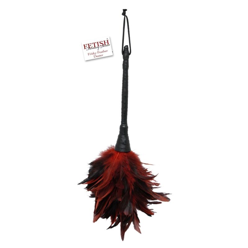 FETISH FANTASY SERIES CARESSEUR DE PLUMES NOIRES ET ROUGES