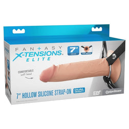 FANTASY X-TENSIONS ELITE HOLLOW SILICONE STRAP-ON 178 CM