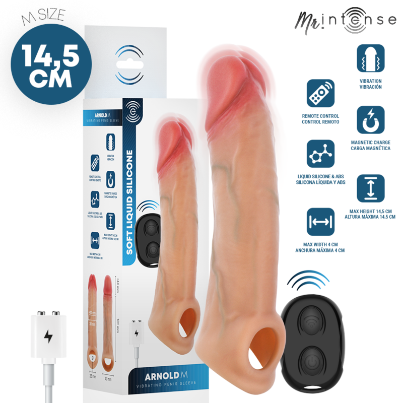 MR INTENSE ARNOLD M MANCHON PENIS VIBRANT ULTRA REALISTE 145 CM O 4 CM