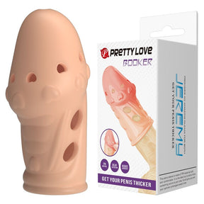 PRETTY LOVE MANCHON PENIS TEXTURE CHAUSSETTE NATUREL