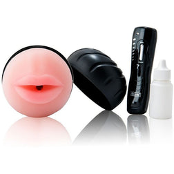 Masturbateur Bouche réaliste vibrant 7 - vue détaillée produit