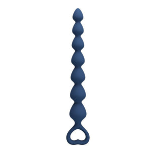 Chapelet anal bleu à 7 perles boîte et présentation du produit