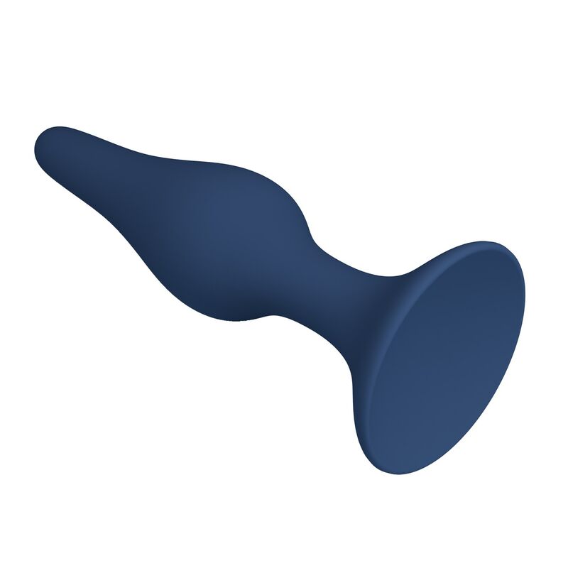 MR PLAY PLUG ANAL EN SILICONE SLIM BLEU L