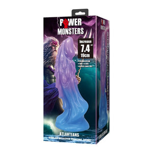 Boîte Power Monsters Atlanteans, gode monstre en silicone de 19 cm