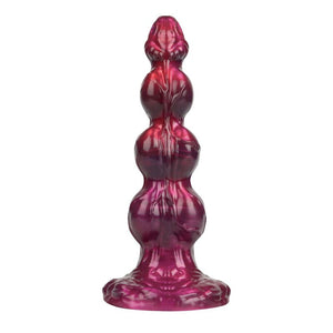 Gode Primal Beastlord vu de face, bourrelets marbrés rose et prune