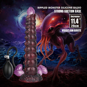 Visuel Power Monsters Voidclaw Brute : le tentacule bordeaux face à une créature céphalopode