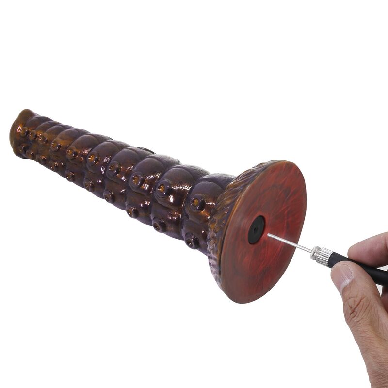 Base ventouse texturée du Voidclaw Brute et aiguille de la poire sur la valve