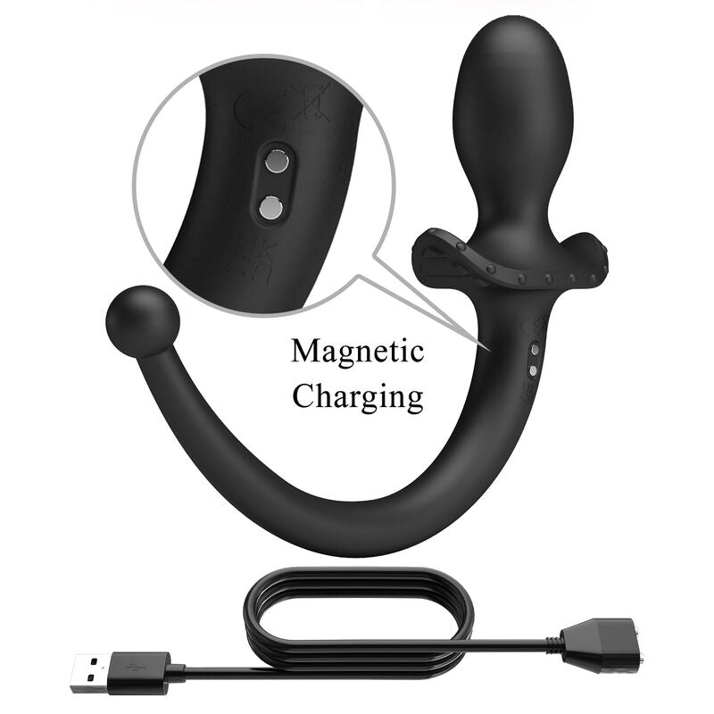 Vernetzter Anthony Prostatamassager mit magnetischem Ladekabel