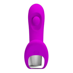 Vue du dessous du masseur Bauer avec bouton de commande et finition argentée sur la base