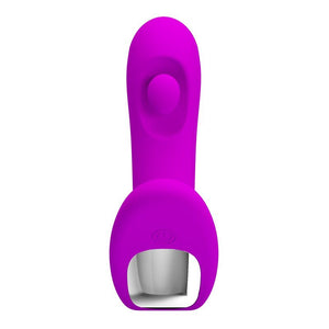 Vue du dessous du masseur Bauer avec bouton de commande et finition argentée sur la base